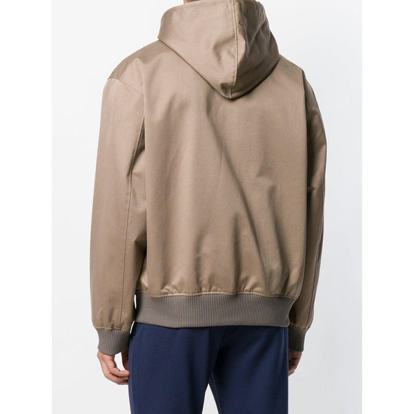 KENZO Logo Printed Bomber Jacket, Pale Camel-OZNICO