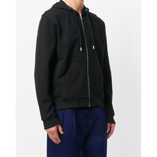 KENZO Tiger Zipped Hoodie, Black-OZNICO
