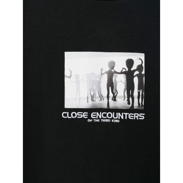 MARCELO BURLON Aliens Crewneck Sweatshirt, Black-OZNICO