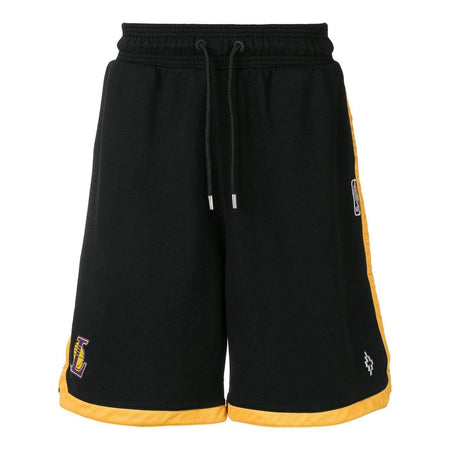 MARCELO BURLON NY Knicks Tape Shorts, Black/ Multi