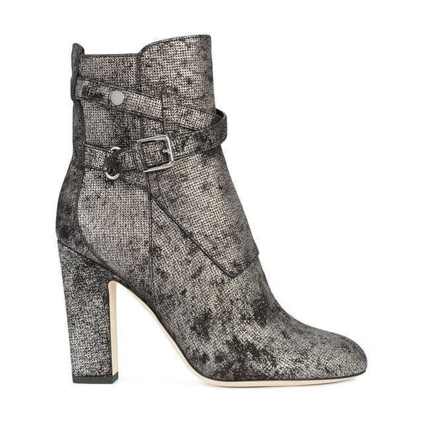 MITCHEL 100 ANKLE BOOT METALLIC WASHED DOTTED SUEDE-OZNICO