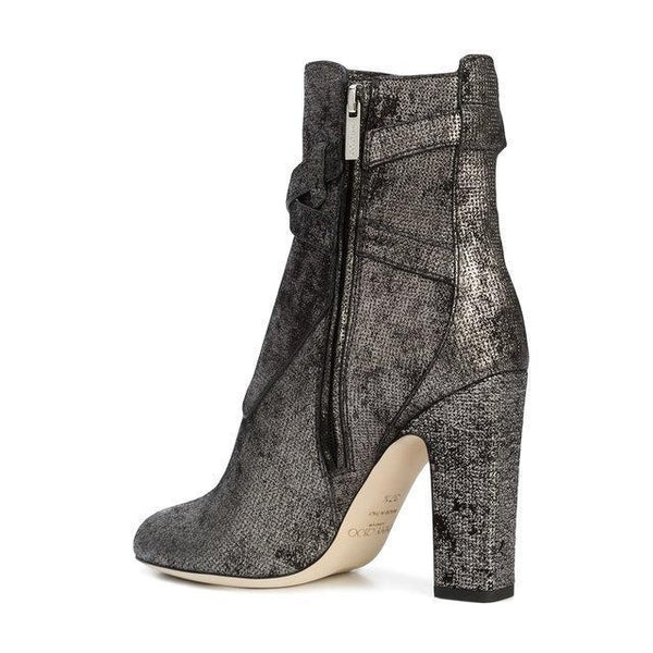 MITCHEL 100 ANKLE BOOT METALLIC WASHED DOTTED SUEDE-OZNICO