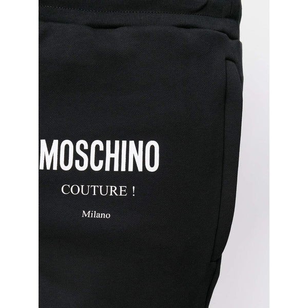 MOSCHINO Couture Logo Sweatpants, Black-OZNICO
