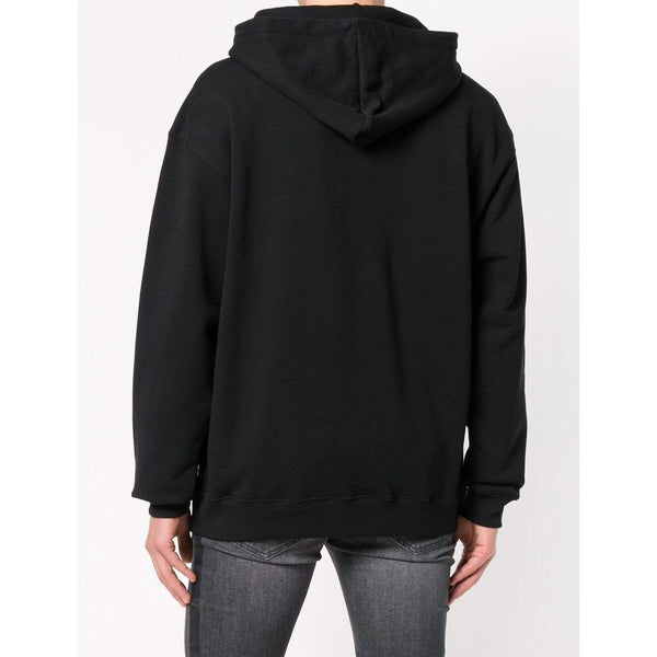 MOSCHINO Couture Printed Logo Hoodie, Black-OZNICO