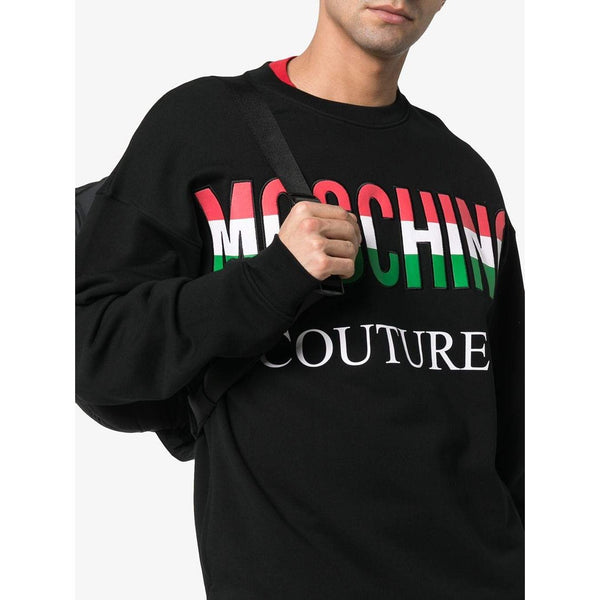MOSCHINO Couture Sweatshirt, Black-OZNICO