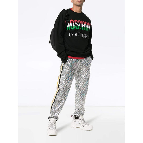 MOSCHINO Couture Sweatshirt, Black-OZNICO