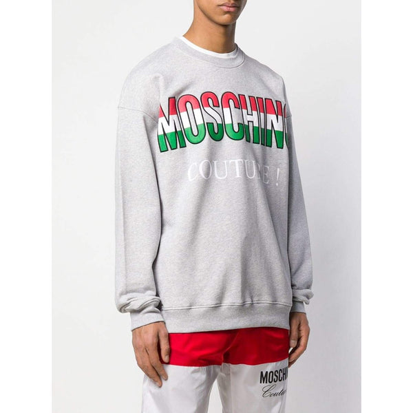 MOSCHINO Couture Sweatshirt, Grey-OZNICO