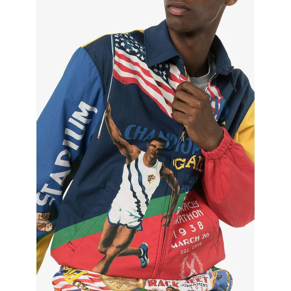 POLO RALPH LAUREN Championship Games Graphic Print Jacket, Multi-OZNICO