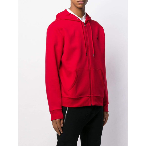 POLO RALPH LAUREN Logo Embroidered Hoodie, Red – OZNICO