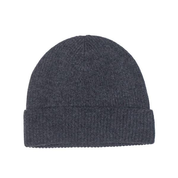 POLO RALPH LAUREN Signature Merino Cuff Hat, Grey-OZNICO