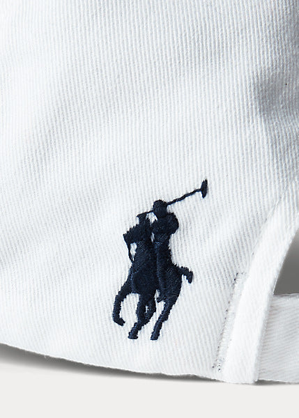 Polo Ralph Lauren Team USA Cotton Chino Ball Cap, White
