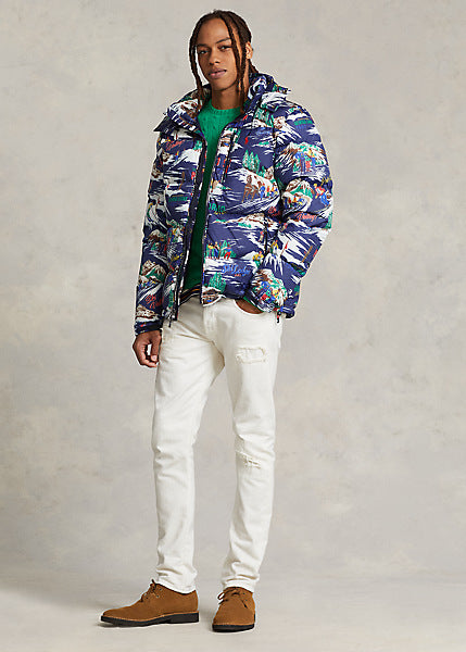 Polo Ralph Lauren Ski-Print Water-Repellent Down Jacket, Polo Snow Traverse