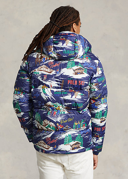 Polo Ralph Lauren Ski-Print Water-Repellent Down Jacket, Polo Snow Traverse
