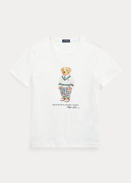 Polo Ralph Lauren Classic Fit Polo Bear Jersey T-Shirt, White – OZNICO