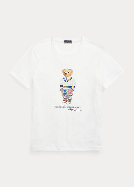 Polo Ralph Lauren Classic Fit Polo Bear Jersey T-Shirt, White