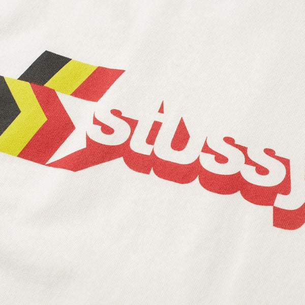 STUSSY 3 Stay Pigment Dyed T-Shirt, Natural-OZNICO