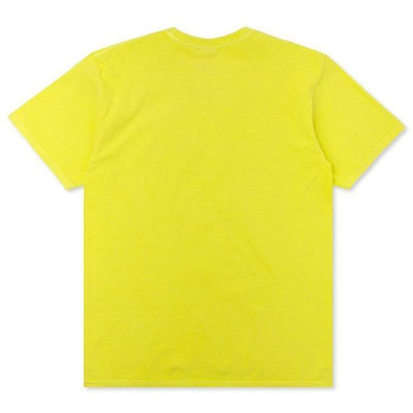 STUSSY Stock Pigment Dyed T-Shirt, Lime-OZNICO
