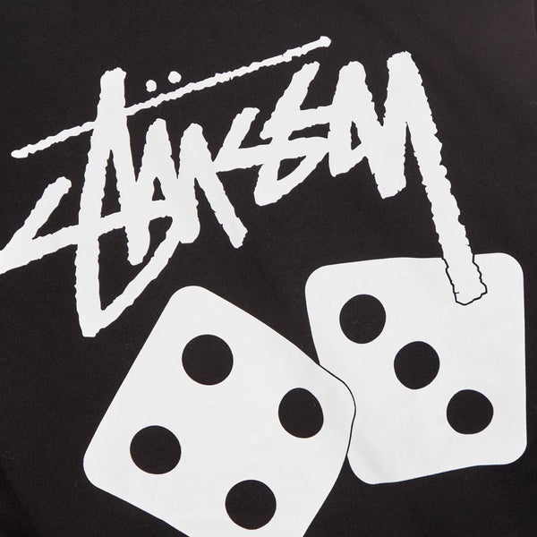 STUSSY Dice Crewneck Sweatshirt, Black