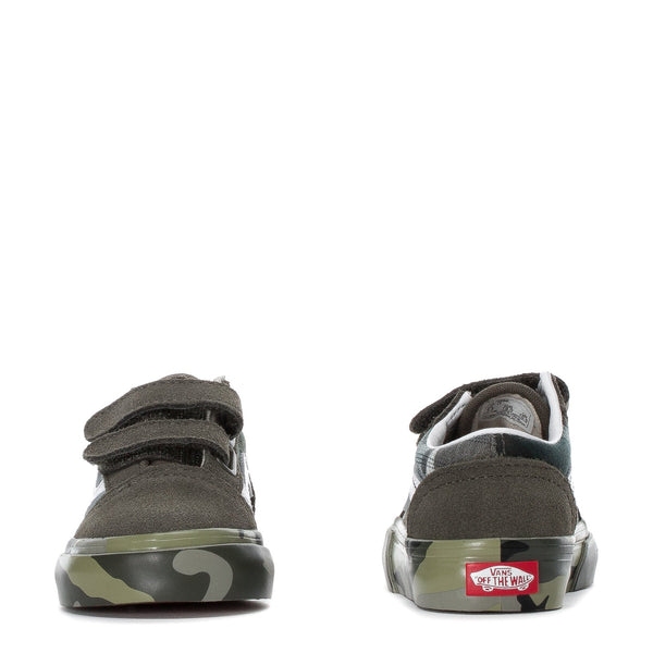 VANS (TD) Old Skool V, Plaid Camo-OZNICO