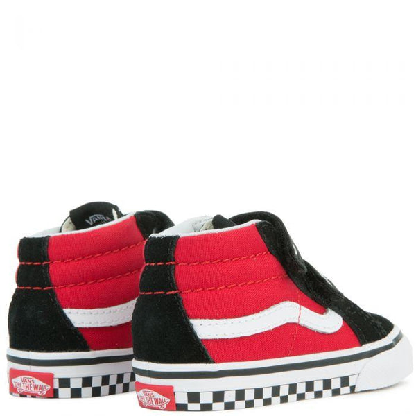 VANS (TD) SK8-Mid Reissue V, Logo Pop/ Black/ Red-OZNICO