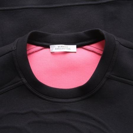VERSACE COLLECTION Activewear Sweatshirt, Black-OZNICO