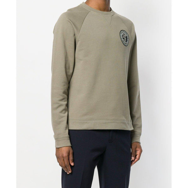 VERSACE COLLECTION Chest Logo Activewear Sweatshirt, Bronze-OZNICO