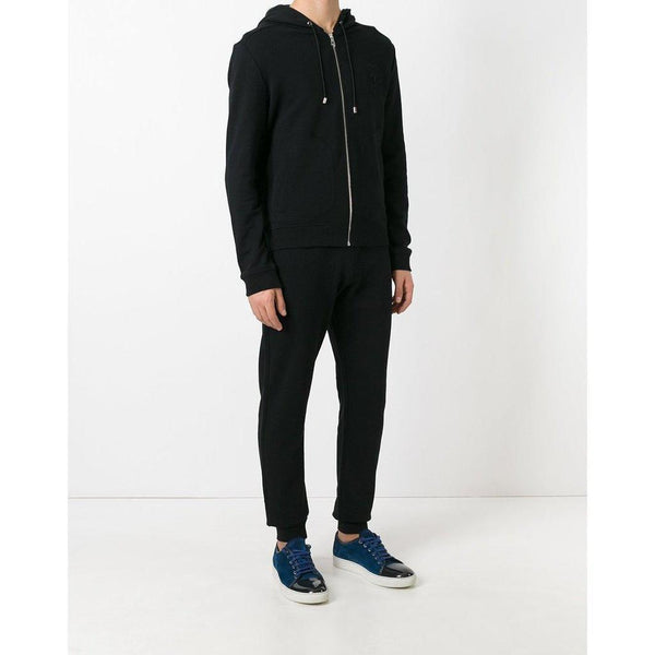 VERSACE COLLECTION Medusa Hooded Sweatsuit, Black-OZNICO