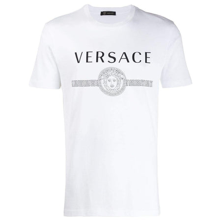 Versace Medusa Motif T-Shirt, Black Multicolor