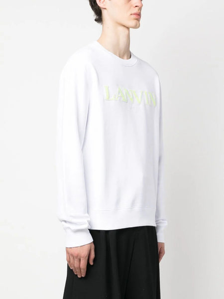 LANVIN LANVIN CURB SWEATSHIRT, WHITE
