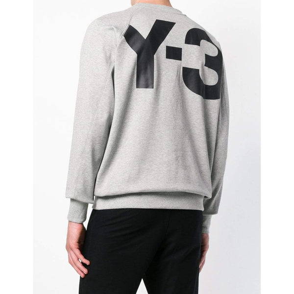 Y-3 Classic Crewneck Sweatshirt, Grey-OZNICO