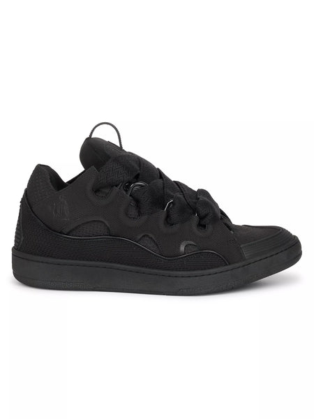 LANVIN CURB SNEAKERS, LIGHT BLUE/ANTHRACITE