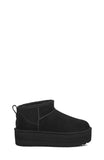 WMNS UGG CLASSIC ULTRA MINI PLATFORM, BLACK