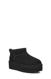 WMNS UGG CLASSIC ULTRA MINI PLATFORM, BLACK