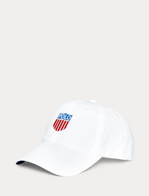 Polo Ralph Lauren Shield Twill Chariots Cap, White