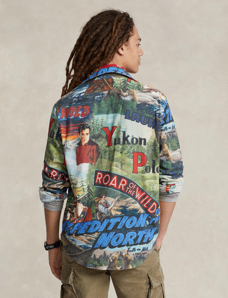 Polo Ralph Lauren Classic Fit Expedition-Print Workshirt, Multi