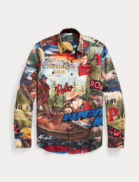 Polo Ralph Lauren Classic Fit Expedition-Print Workshirt, Multi