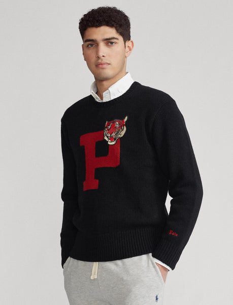 Polo Ralph Lauren Polo Tiger Wool-Blend Sweater, Black