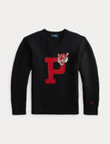 Polo Ralph Lauren Polo Tiger Wool-Blend Sweater, Black