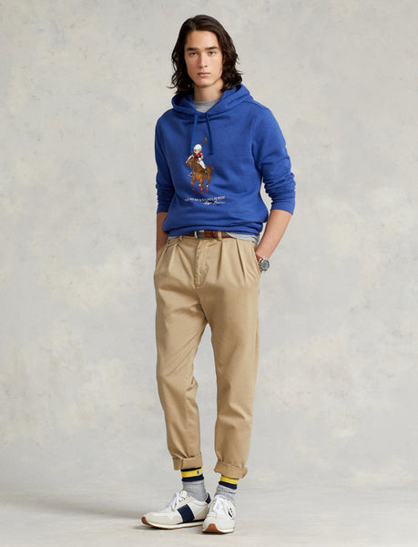 Polo Ralph Lauren Polo Bear & Big Pony Fleece Hoodie, Blue