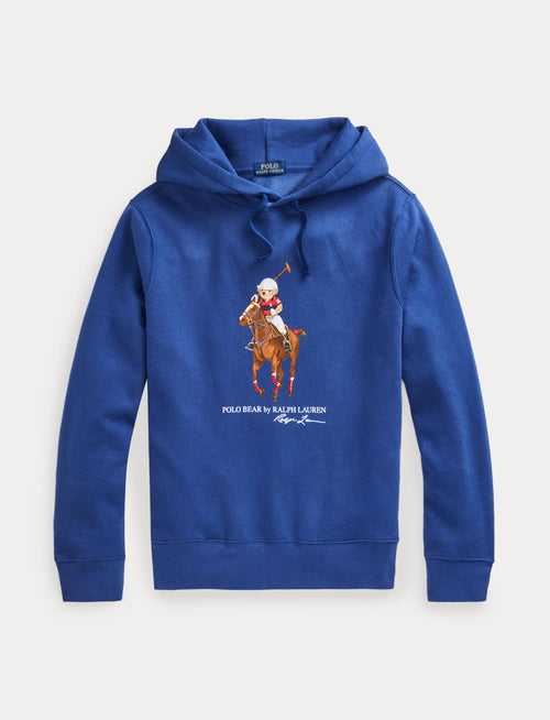 Polo Ralph Lauren Polo Bear & Big Pony Fleece Hoodie, Blue