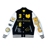SHAOLIN VARSITY JACKET, BLACK