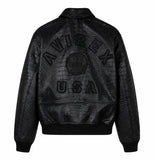AVIREX LIMITED EDITION CROC ICON JACKET,BLACK