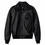 AVIREX LIMITED EDITION CROC ICON JACKET,BLACK