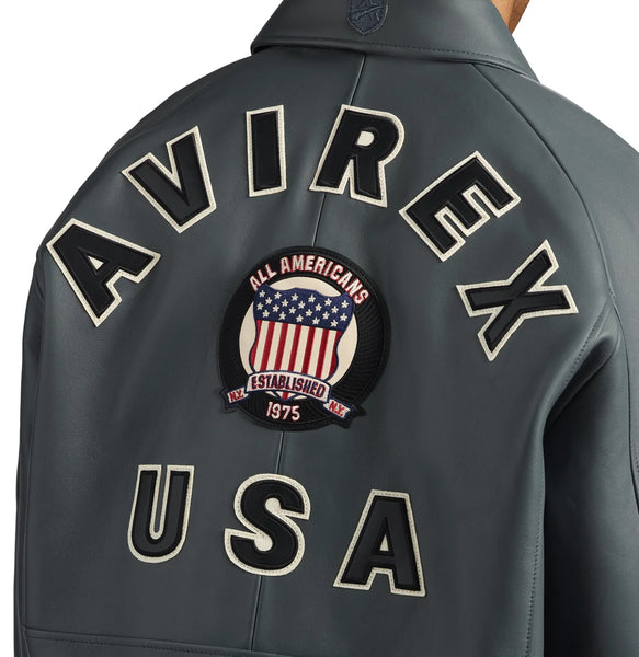AVIREX ICON JACKET, ASPHALT
