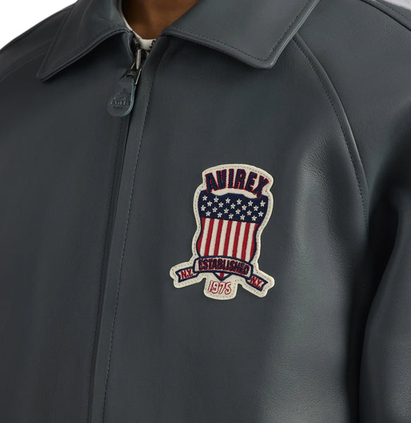 AVIREX ICON JACKET, ASPHALT