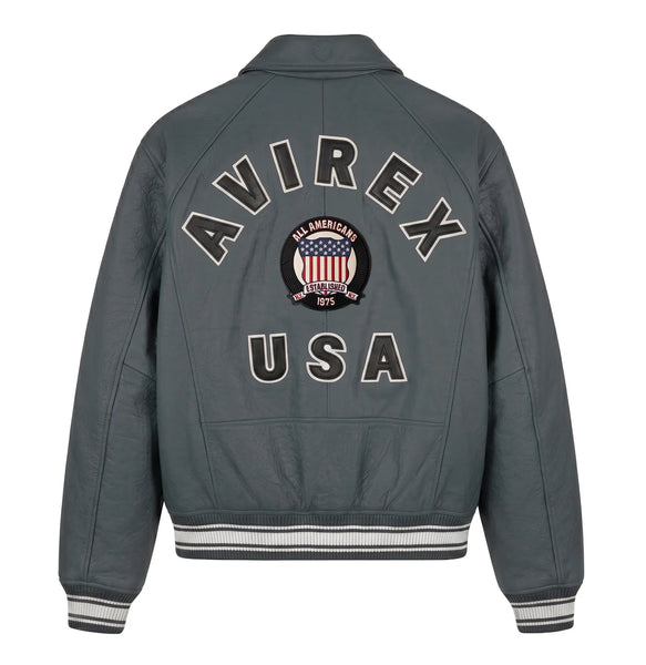 AVIREX ICON JACKET, ASPHALT