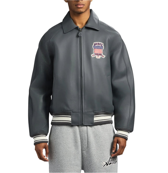 AVIREX ICON JACKET, ASPHALT