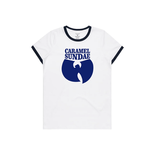 Wu-Tang Caramel Sundae Ringer Tee, BLUE