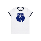 Wu-Tang Caramel Sundae Ringer Tee, BLUE
