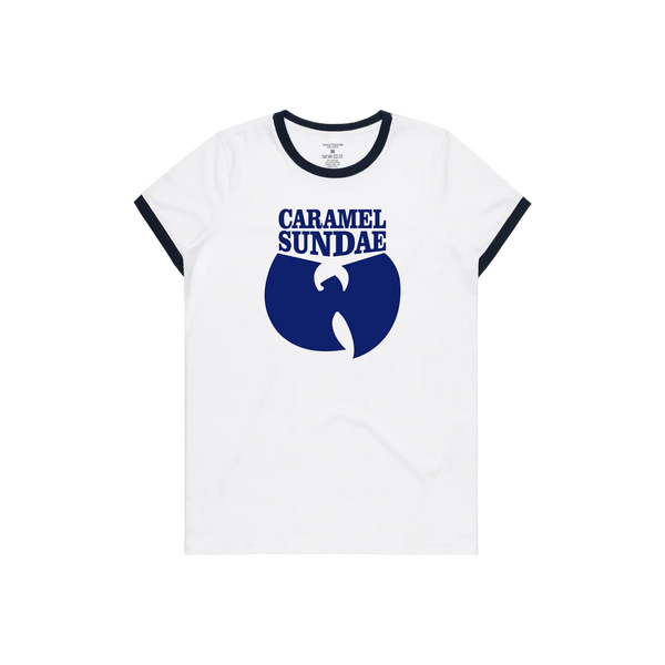 Wu-Tang Caramel Sundae Ringer Tee, BLUE